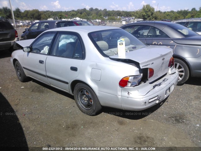 1Y1SK52861Z432183 - 2001 CHEVROLET GEO PRIZM LSI SILVER photo 3