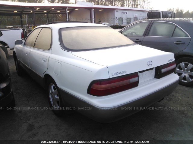 JT8BF12G7T0141979 - 1996 LEXUS ES 300 WHITE photo 3