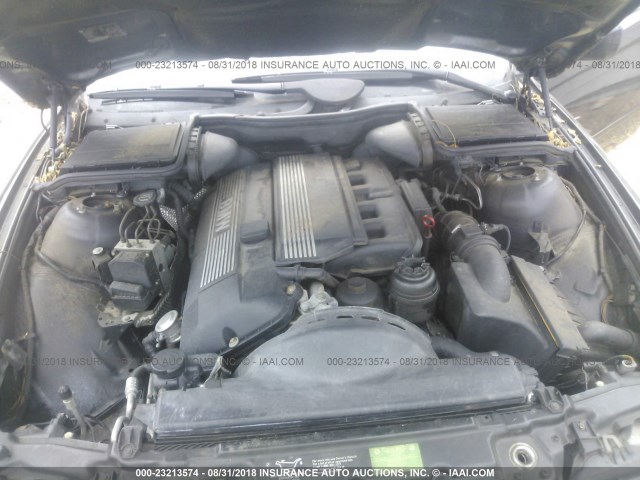 WBADT63471CF05480 - 2001 BMW 530 I AUTOMATIC BLACK photo 10