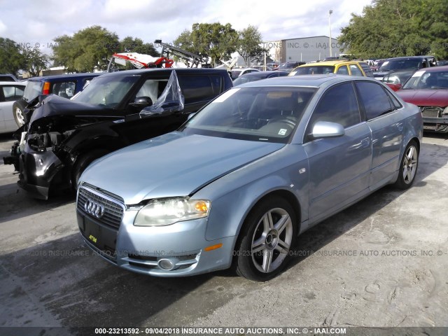 WAUAF68E35A482693 - 2005 AUDI A4 2.0T BLUE photo 6