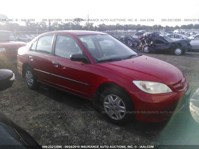 1HGES16345L007872 - 2005 HONDA CIVIC DX VP Qırmızı foto 1