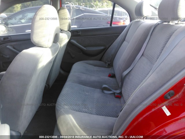 1HGES16345L007872 - 2005 HONDA CIVIC DX VP Qırmızı foto 8