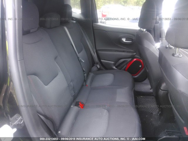 ZACCJBCT3GPC84028 - 2016 JEEP RENEGADE TRAILHAWK BLACK photo 8