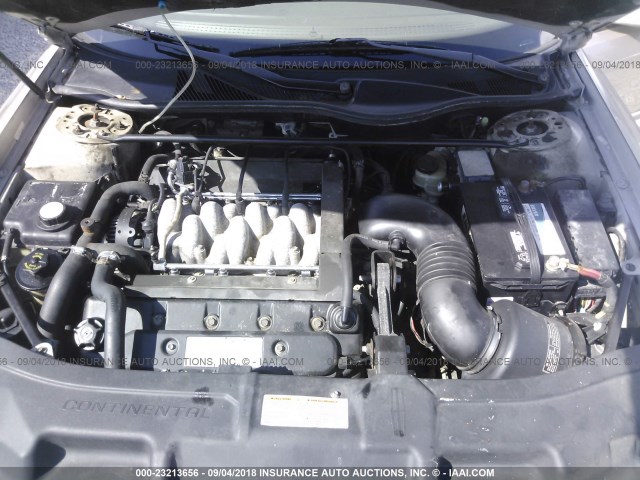 1LNHM97V0YY760189 - 2000 LINCOLN CONTINENTAL  金色 照片 10