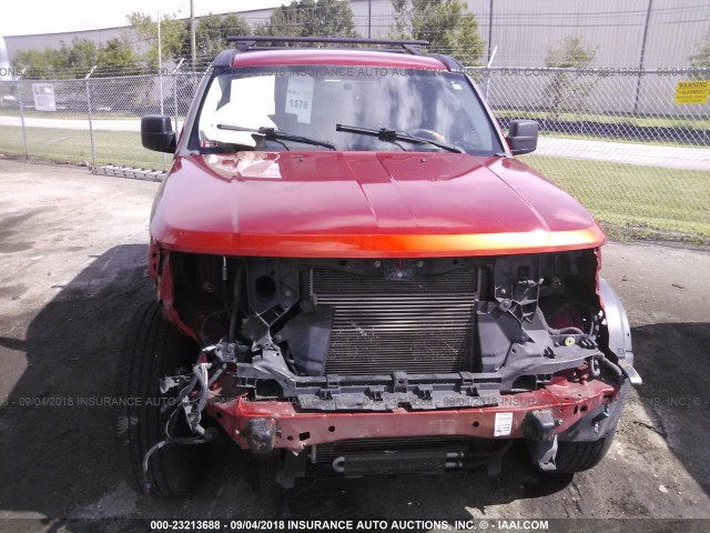 1D8GU58K98W248408 - 2008 DODGE NITRO SLT ORANGE photo 6