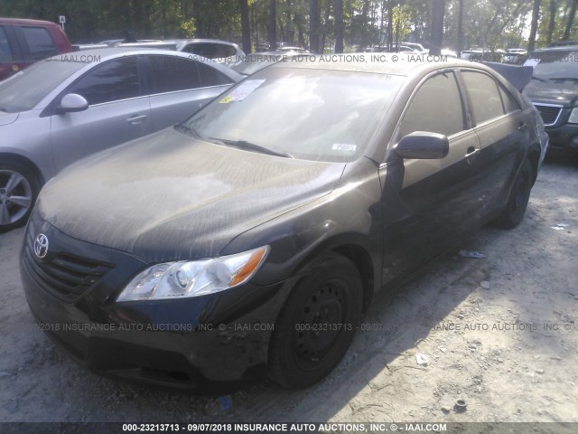 4T1BE46K39U408147 - 2009 TOYOTA CAMRY SE/LE/XLE BLACK photo 2