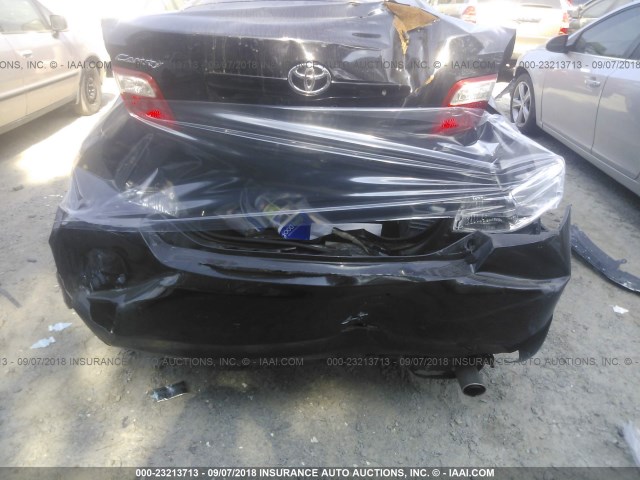 4T1BE46K39U408147 - 2009 TOYOTA CAMRY SE/LE/XLE BLACK photo 6