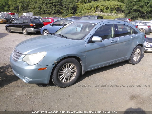 1C3LC56BX9N543385 - 2009 CHRYSLER SEBRING TOURING/LIMITED BLUE photo 2