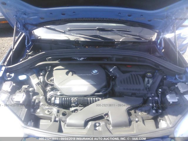 WBXHT3C30G5E53152 - 2016 BMW X1 XDRIVE28I Синий фото 10