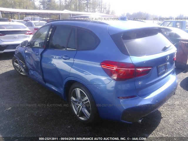 WBXHT3C30G5E53152 - 2016 BMW X1 XDRIVE28I BLUE photo 3