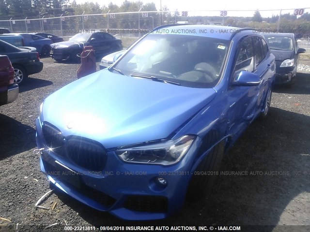 WBXHT3C30G5E53152 - 2016 BMW X1 XDRIVE28I BLUE photo 6