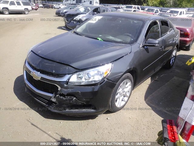 1G11C5SL9EF159791 - 2014 CHEVROLET MALIBU 1LT GRAY photo 2