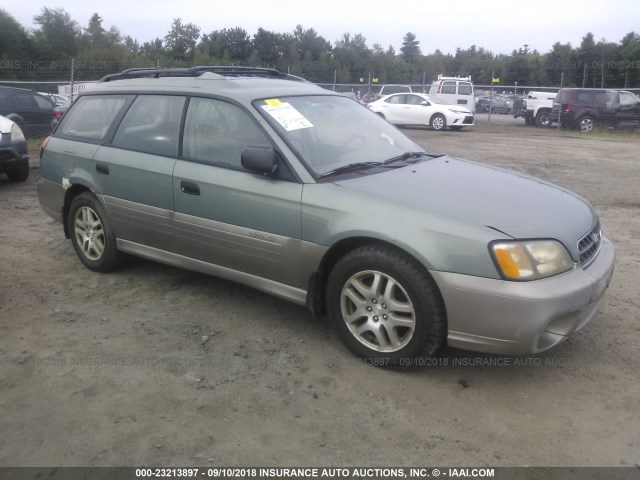 4S3BH675237629356 - 2003 SUBARU LEGACY OUTBACK AWP 绿色 照片 1