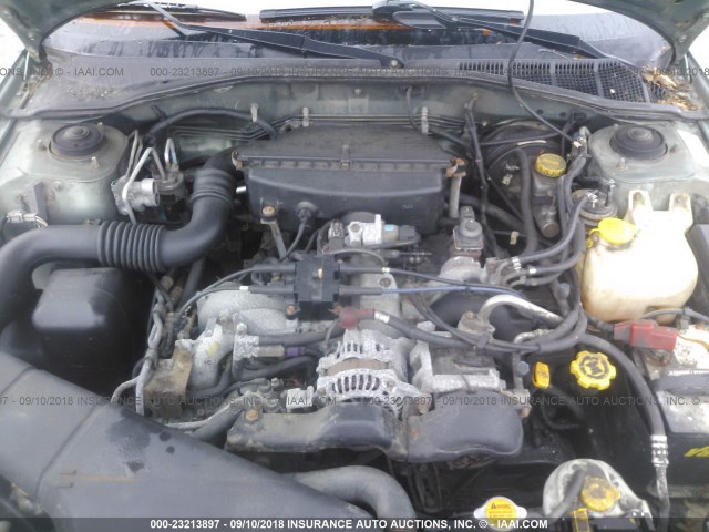 4S3BH675237629356 - 2003 SUBARU LEGACY OUTBACK AWP 绿色 照片 10