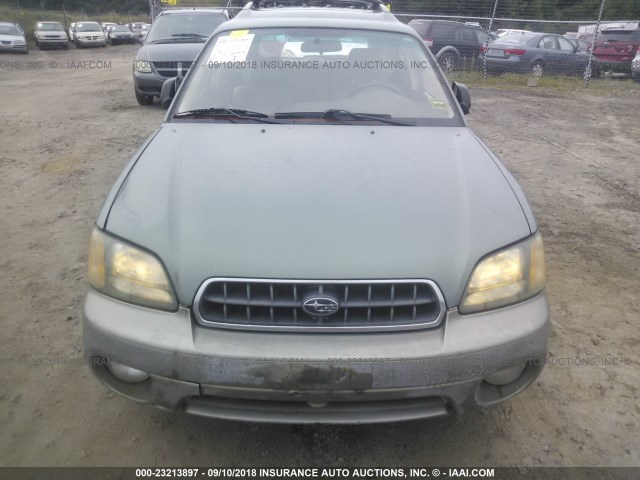 4S3BH675237629356 - 2003 SUBARU LEGACY OUTBACK AWP 绿色 照片 6
