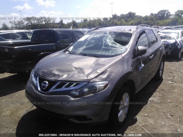 JN8AZ1MU7EW419128 - 2014 NISSAN Murano S/SL/SV/LE GOLD photo 6