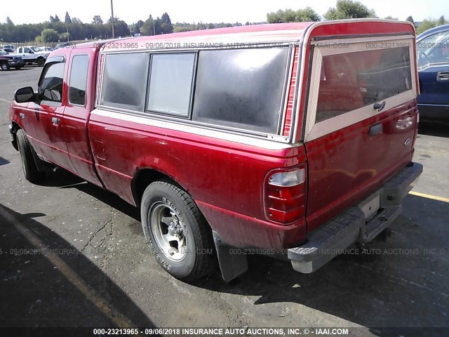 1FTYR14U73PB76812 - 2003 FORD RANGER SUPER CAB RED photo 3