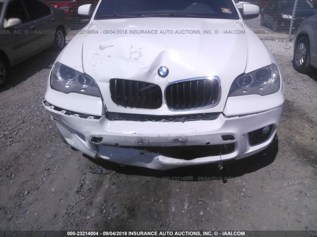 5UXZV4C53D0B16081 - 2013 BMW X5 XDRIVE35I WHITE photo 6