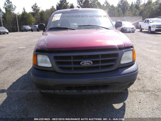 2FTRF17274CA73996 - 2004 FORD F-150 HERITAGE CLASSIC RED photo 6