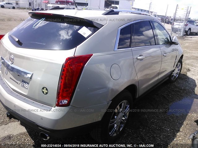 3GYFNDEY3BS532950 - 2011 CADILLAC SRX LUXURY COLLECTION GOLD photo 4