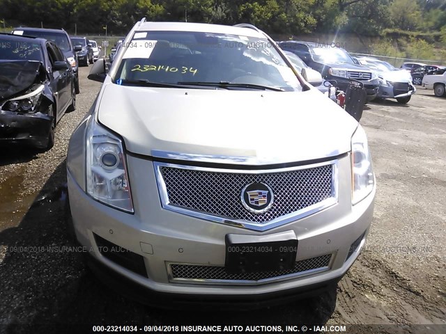 3GYFNDEY3BS532950 - 2011 CADILLAC SRX LUXURY COLLECTION GOLD photo 6