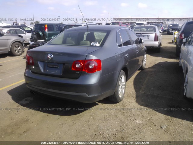 3VWEF71K97M147807 - 2007 VOLKSWAGEN JETTA WOLFSBURG 灰色 照片 4