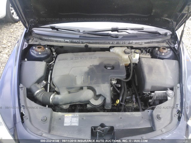 1G1ZC5E07CF284354 - 2012 CHEVROLET MALIBU 1LT მუქი ლურჯი ფოტო 10