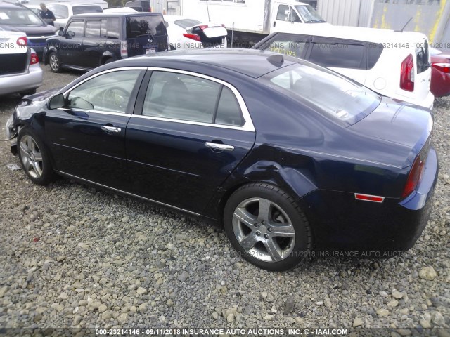 1G1ZC5E07CF284354 - 2012 CHEVROLET MALIBU 1LT მუქი ლურჯი ფოტო 3