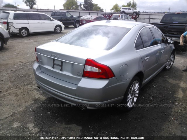 YV1AH852071021239 - 2007 VOLVO S80 V8 SILVER photo 4