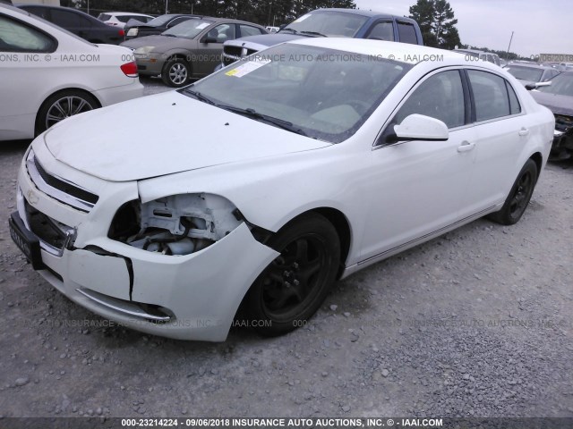 1G1ZC5E02AF257849 - 2010 CHEVROLET MALIBU 1LT თეთრი ფოტო 2