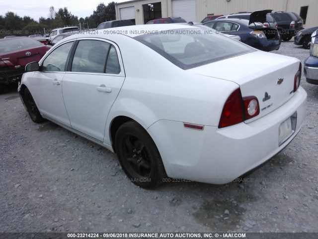1G1ZC5E02AF257849 - 2010 CHEVROLET MALIBU 1LT თეთრი ფოტო 3