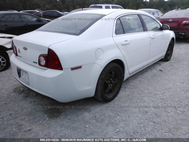 1G1ZC5E02AF257849 - 2010 CHEVROLET MALIBU 1LT თეთრი ფოტო 4