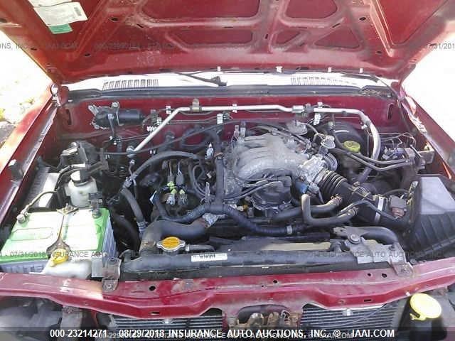 1N6ED29Y63C423583 - 2003 NISSAN FRONTIER CREW CAB XE/CREW CAB SE RED photo 10