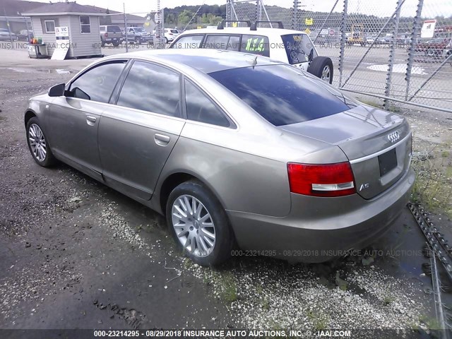 WAUAH74F28N029905 - 2008 AUDI A6 3.2 TAN photo 3