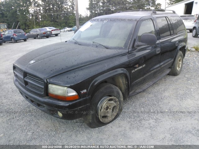 1B4HS28Y5XF608524 - 1999 DODGE DURANGO BLACK photo 2