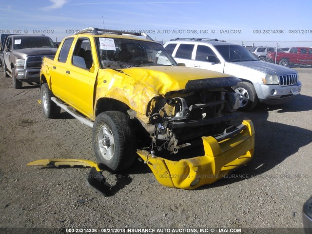 1N6ED27Y61C362543 - 2001 NISSAN FRONTIER CREW CAB XE/CREW CAB SE YELLOW photo 6