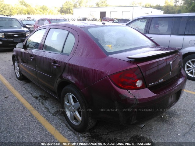 1G2AL55F487128920 - 2008 PONTIAC G5 SE RED photo 3