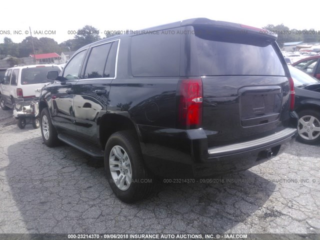 1GNSKFEC2HR311064 - 2017 CHEVROLET TAHOE SPECIAL BLACK photo 3