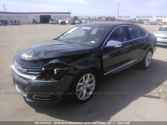 2G1125S37J9148892 - 2018 CHEVROLET IMPALA PREMIER GRAY photo 2