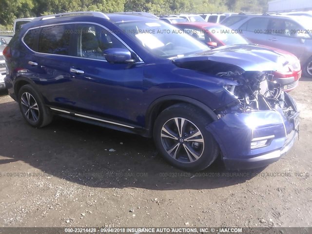 JN8AT2MT0JW459897 - 2018 NISSAN ROGUE S/SL/SV BLUE photo 1