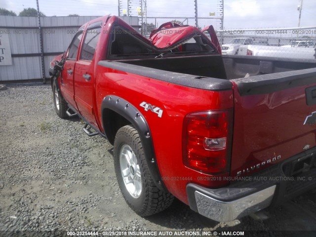 3GCEK13C09G153918 - 2009 CHEVROLET SILVERADO K1500/K1500 LS RED photo 3