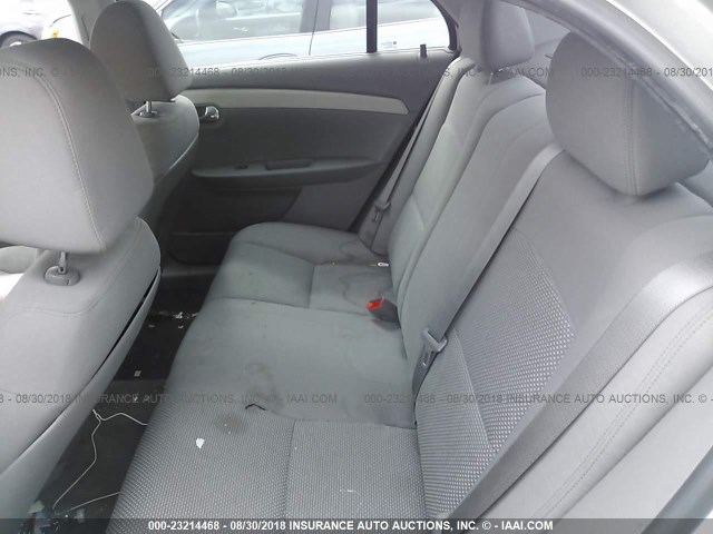1G1ZB5EBXA4151150 - 2010 CHEVROLET MALIBU LS ვერცხლისფერი ფოტო 8