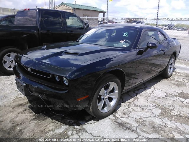 2C3CDZAG3JH242574 - 2018 DODGE CHALLENGER SXT BLACK photo 2