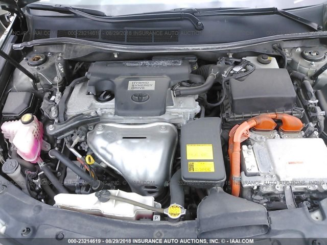 4T1BD1FK7CU043688 - 2012 TOYOTA CAMRY HYBRID/LE/XLE 绿色 照片 10