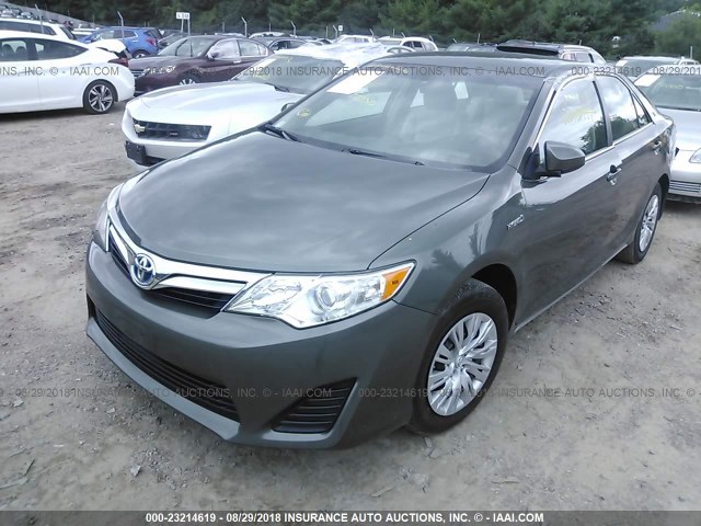 4T1BD1FK7CU043688 - 2012 TOYOTA CAMRY HYBRID/LE/XLE 绿色 照片 2