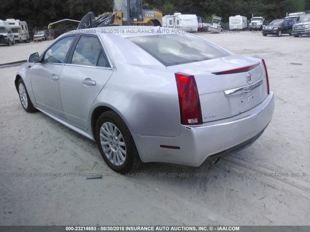 1G6DE5EYXB0165297 - 2011 CADILLAC CTS LUXURY COLLECTION SILVER photo 3