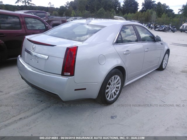 1G6DE5EYXB0165297 - 2011 CADILLAC CTS LUXURY COLLECTION SILVER photo 4