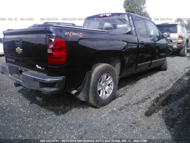 1GCVKREC5FZ321737 - 2015 CHEVROLET SILVERADO K1500 LT BLACK photo 4