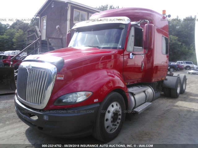 2HSCUAPR98C542575 - 2008 INTERNATIONAL PROSTAR PREMIUM  RED photo 2