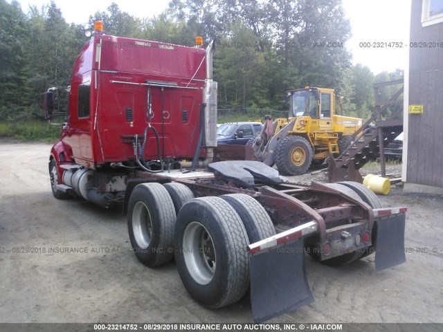 2HSCUAPR98C542575 - 2008 INTERNATIONAL PROSTAR PREMIUM  RED photo 3